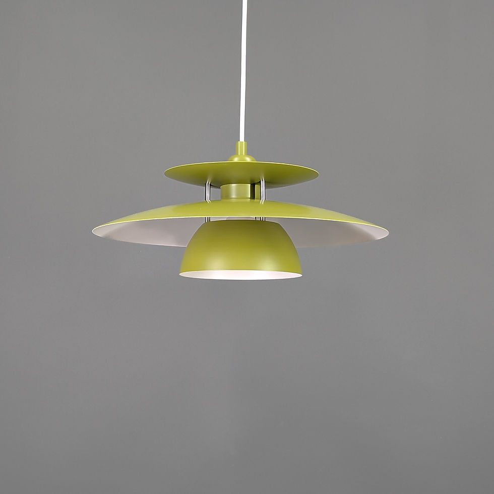 Thumbnail: Groene Deense retro hanglamp van Scandi LAB