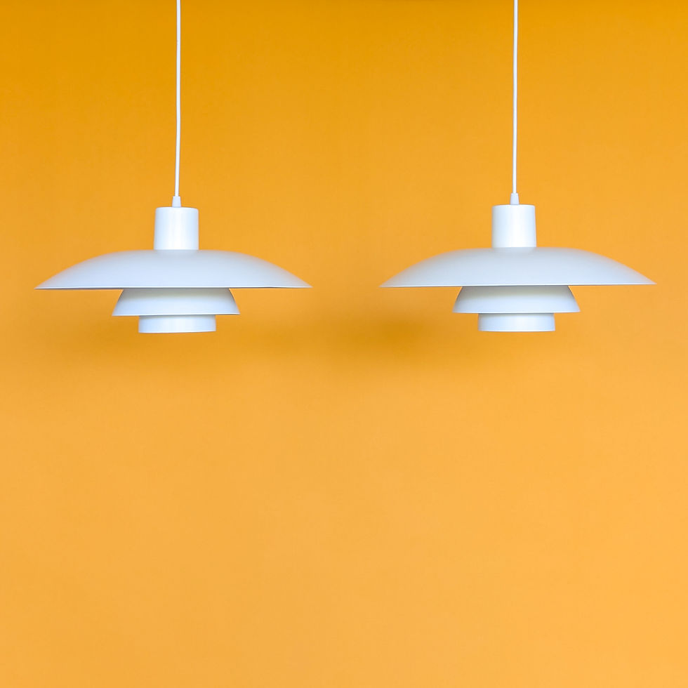 Set van twee Louis Poulsen Ph 4/3 lampen - Deens design