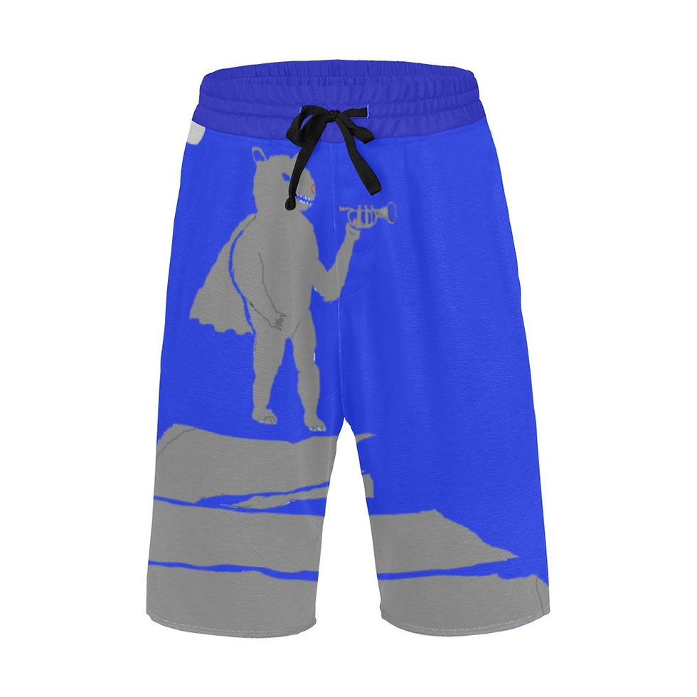 Thumbnail: R,O,A ready as you shorts Men's All Over Print Casual Shorts (Model L23)