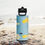 Thumbnail: Real, Ominous, Athlete Stainless steel water bottle with a straw lid.