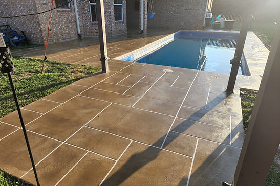 custom pool deck resurfacing