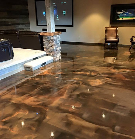 custom epoxy floor