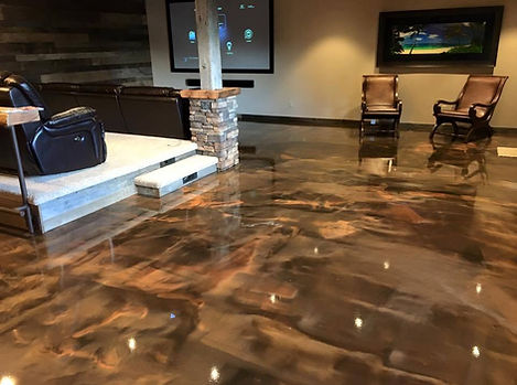 custom epoxy floor