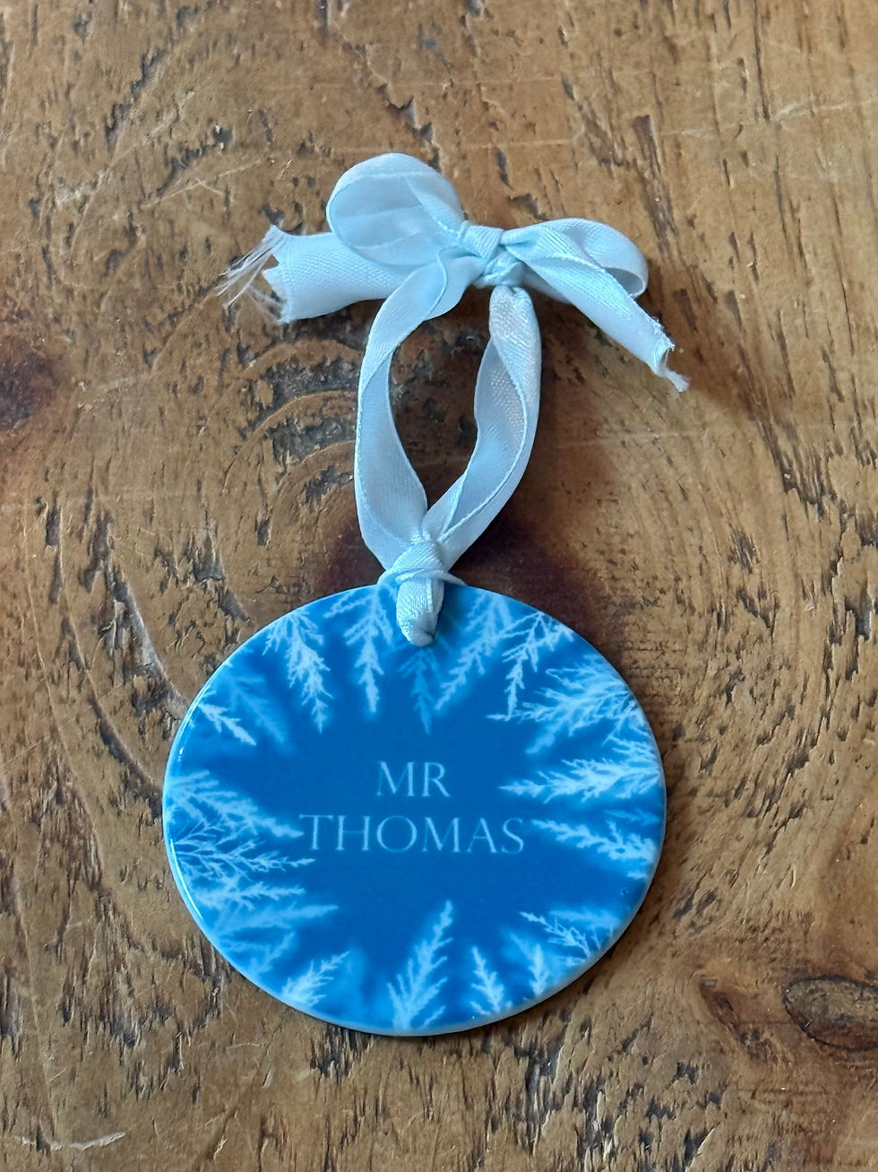 Thumbnail: Christmas tree ornament/decoration - personalised - perfect for a teacher