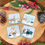 Thumbnail: Woodland Christmas coasters / Woodland animal festive coasters
