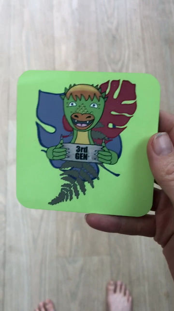 Thumbnail: Father’s Day gifts for grandad and dad - dinosaur coasters set