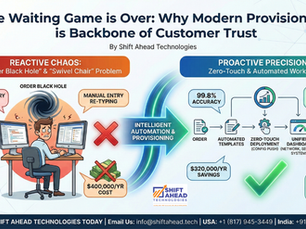 The Waiting Game Is Over: Why Modern Provisioning Builds Trust  