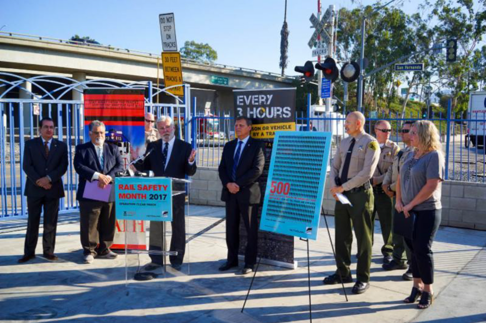 Glendale City Council Partner with Metrolink to Promote Rail Safety at