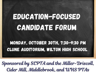 Education-Focused Candidate Forum - Monday, 10/30