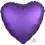Thumbnail: 18" Satin Luxe Heart Foil Helium Balloon