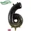 Thumbnail: Personalised 34 inch Black Sparkling Fizz Balloon