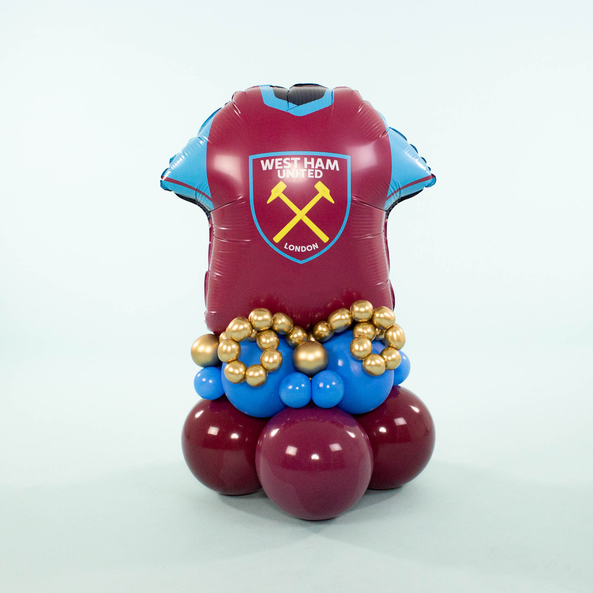 Air-Filled Personalised West Ham United Football Shirt Balloon