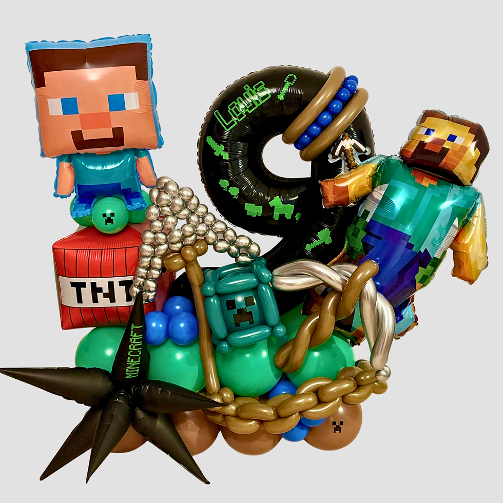 Thumbnail: Personalised 34" Shiny Black Number Balloon