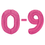 Thumbnail: Personalised Pink Glitz 34" Air-Filled Number Balloon Bouquet