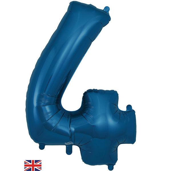 Thumbnail: Personalised 34" Navy Blue Number Balloon