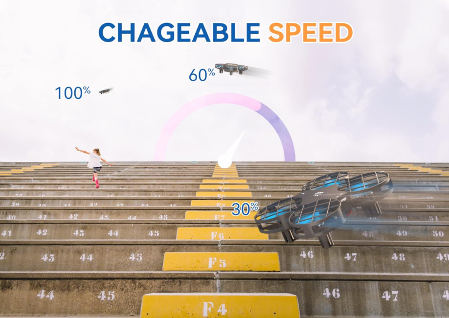 Thumbnail: Set of (2) Mini Drones w/ 40-Min Flight Time, 2 Controls & 6 Batteries