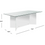 72" Glass & Crystal Acrylic Minimalist Dining Table