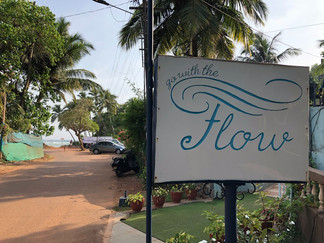 Go with the flow sign
