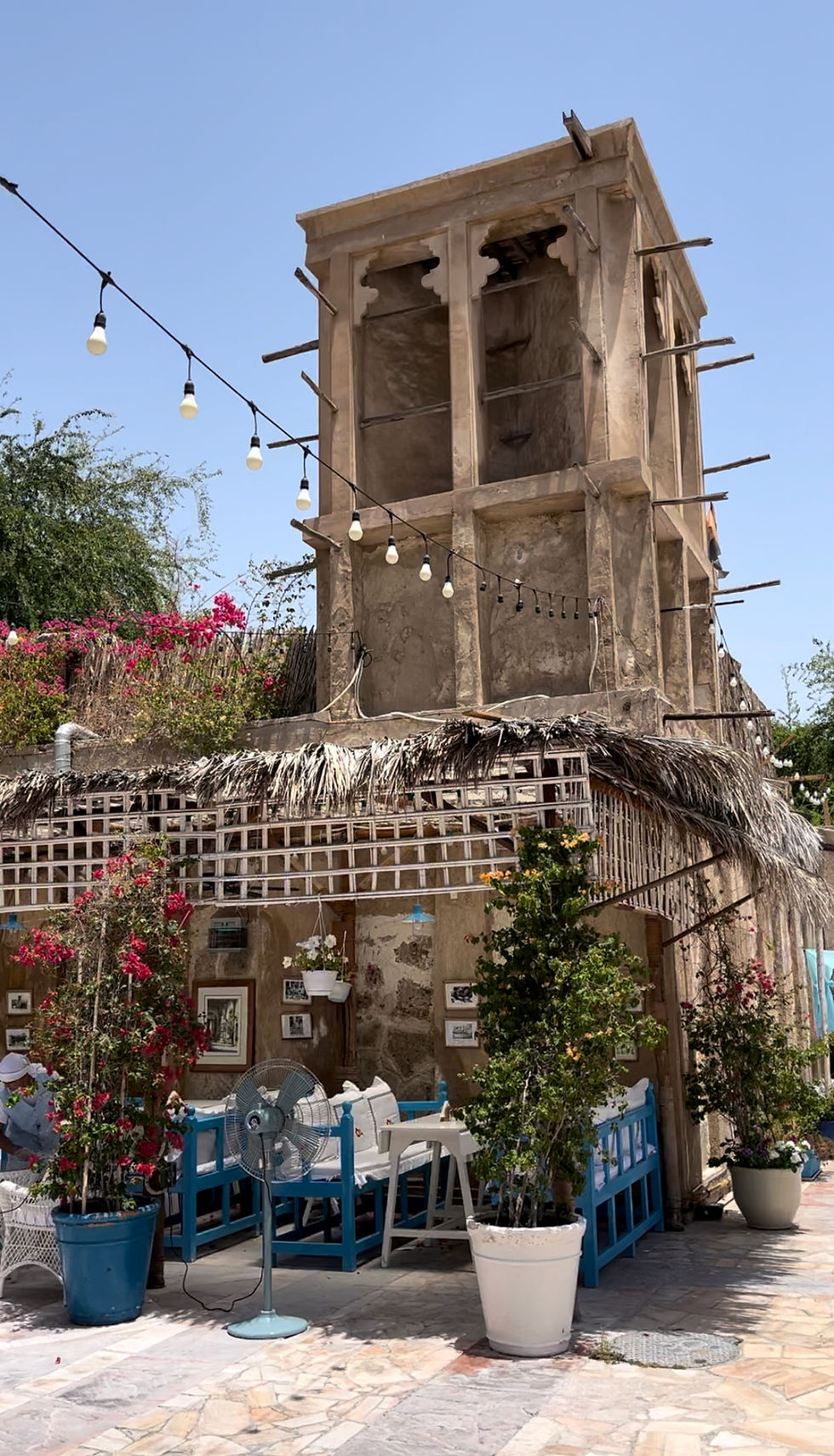 Arabian Tea House restaurant in Old Dubai