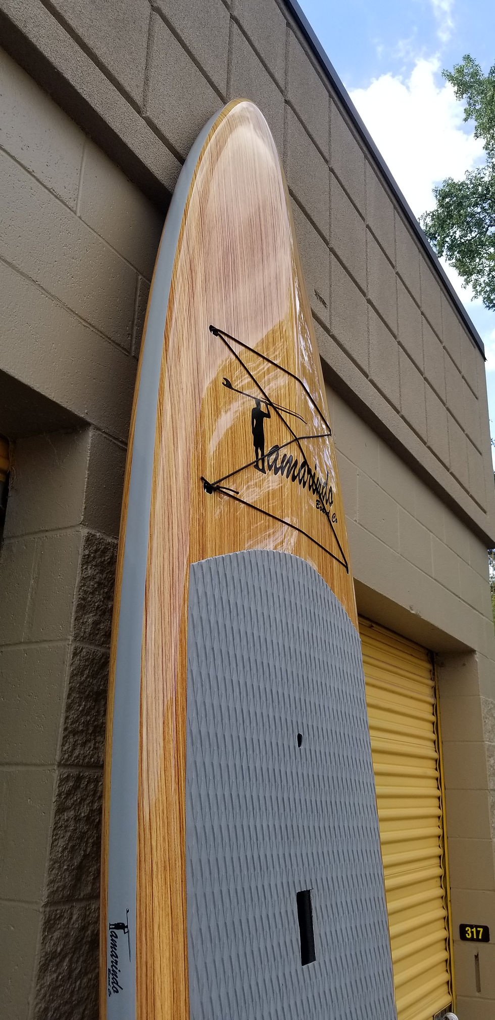 Thumbnail: 11’6” Touring Teak Wood Polymer Shell SUP