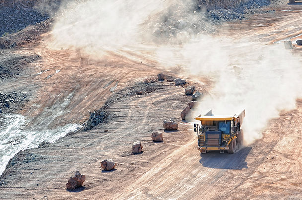 truck on dirt