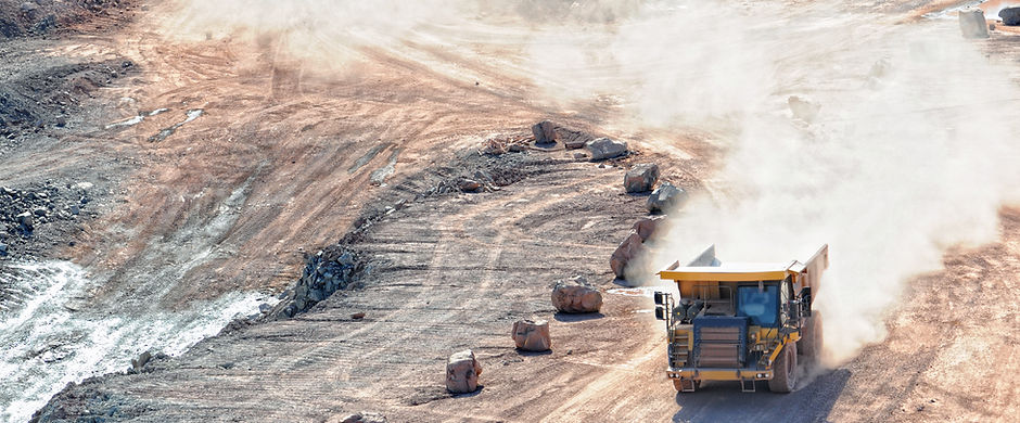truck on dirt
