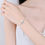 Hình thu nhỏ: Lắc tay moissanite đủ màu làm từ bạc nguyên chất 925 1 carat