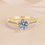 Hình thu nhỏ: Nhẫn Moissanite Golden Grace 1 carat