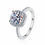 Hình thu nhỏ: Bộ trang sức moissanite làm từ bạc Ý nguyên chất 925 1 carat