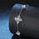 Hình thu nhỏ: Lắc tay Moissanite Clover Star 1 carat