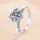 Hình thu nhỏ: Nhẫn Moissanite Crown 6 chấu 2 carat