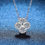 Hình thu nhỏ: Dây chuyền Moissanite Clover Shine 1 carat