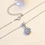 Hình thu nhỏ: Dây Chuyền Moissanite Hoa Viên Rực Rỡ 1 Carat