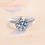 Hình thu nhỏ: Nhẫn Moissanite Crown 6 chấu 2 carat