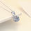 Hình thu nhỏ: Bộ trang sức moissanite làm từ bạc Ý nguyên chất 925 1 carat