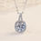 Hình thu nhỏ: Bộ trang sức moissanite làm từ bạc Ý nguyên chất 925 1 carat