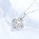 Hình thu nhỏ: Dây chuyền Ngọc Trai Flower Charm từ bạc nguyên chất 925