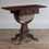 Thumbnail: A Regency mahogany drop-leaf work table