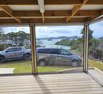 outdoor pvc clear roller blind whangarei