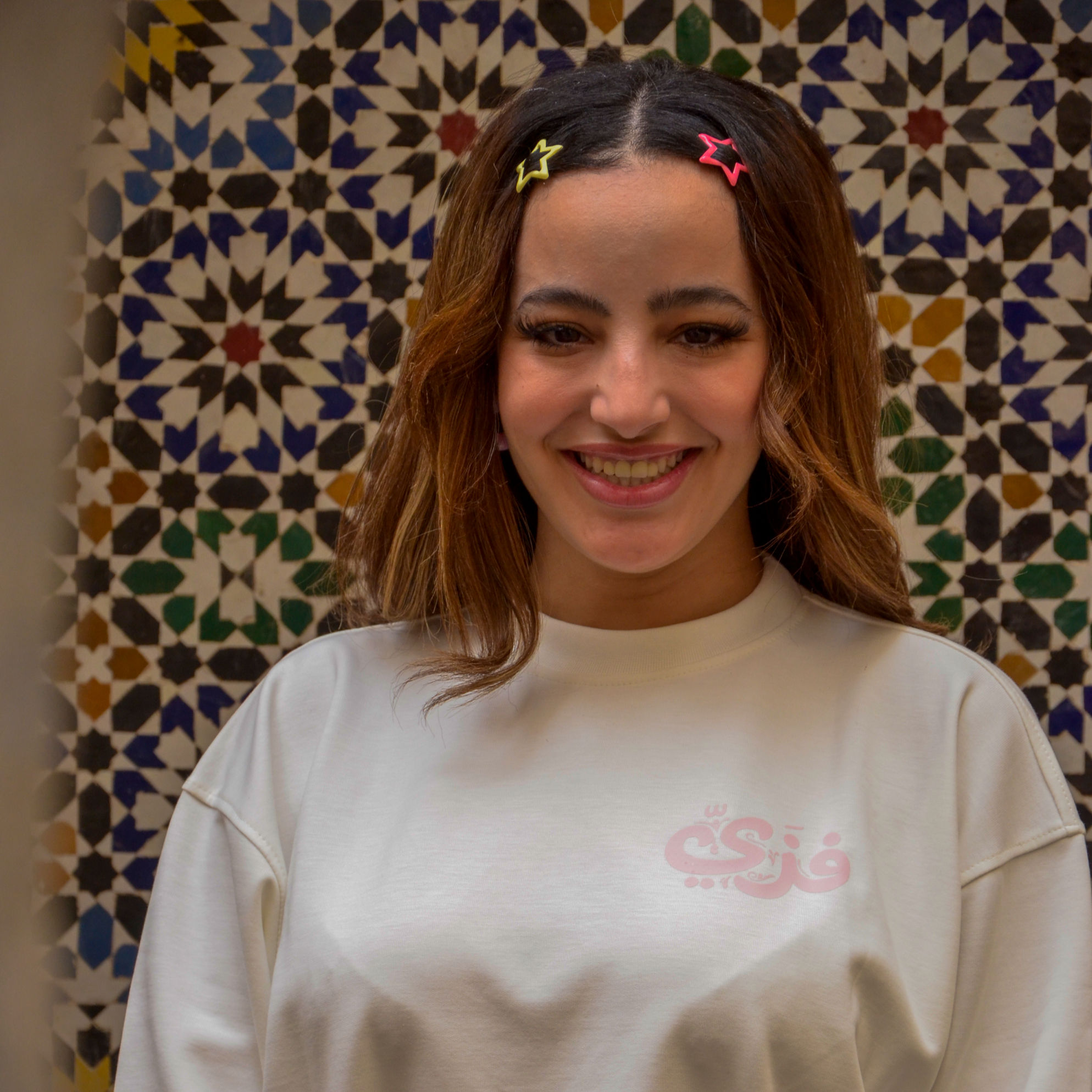 T-shirt Fezzy – Medina Classic – Sand Edition (Blanc cassé)