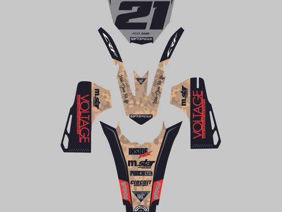 Semper Semi-Custom Motocross Graphic