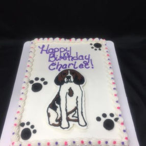 Dog Birthday cake design