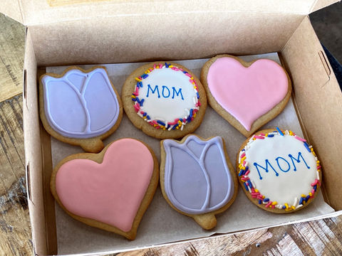 Mothers day sugar cookies