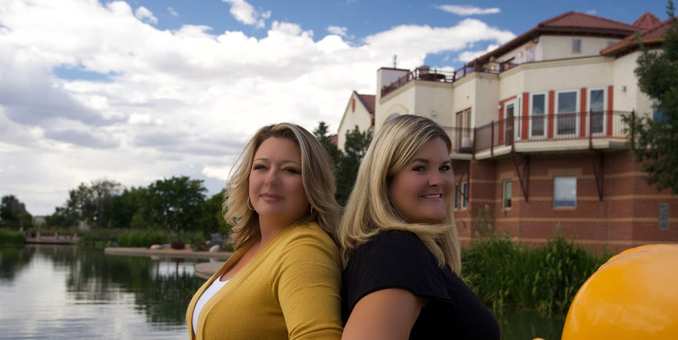 Rochelle & Katie at the Pueblo river walk
