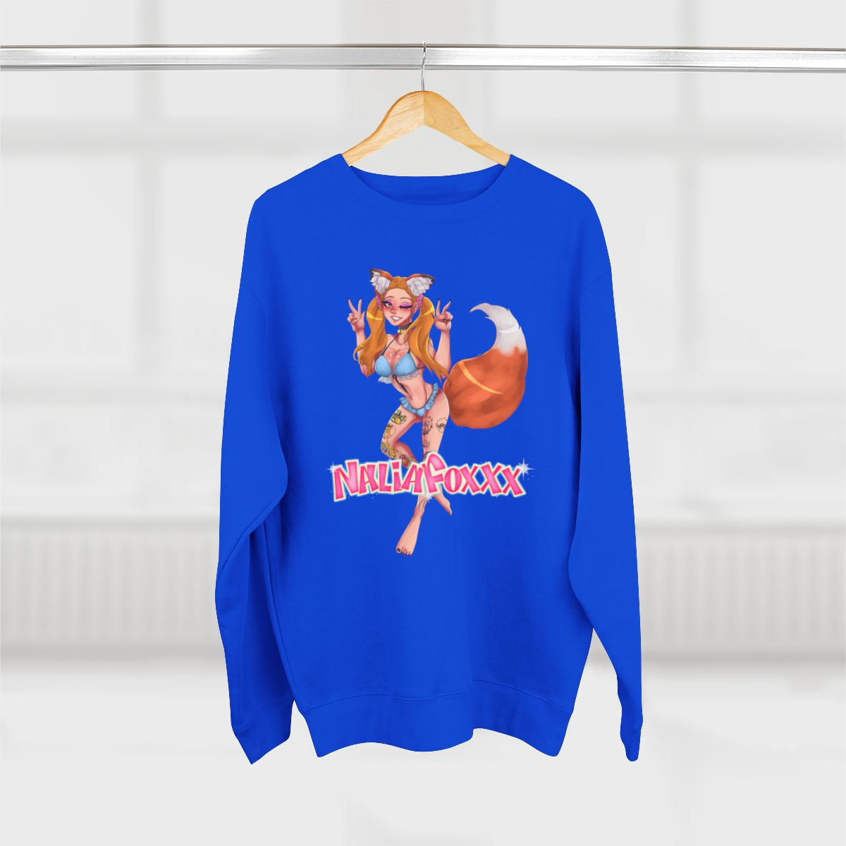 NaliaFoxxx Logo Unisex Crewneck Sweatshirt