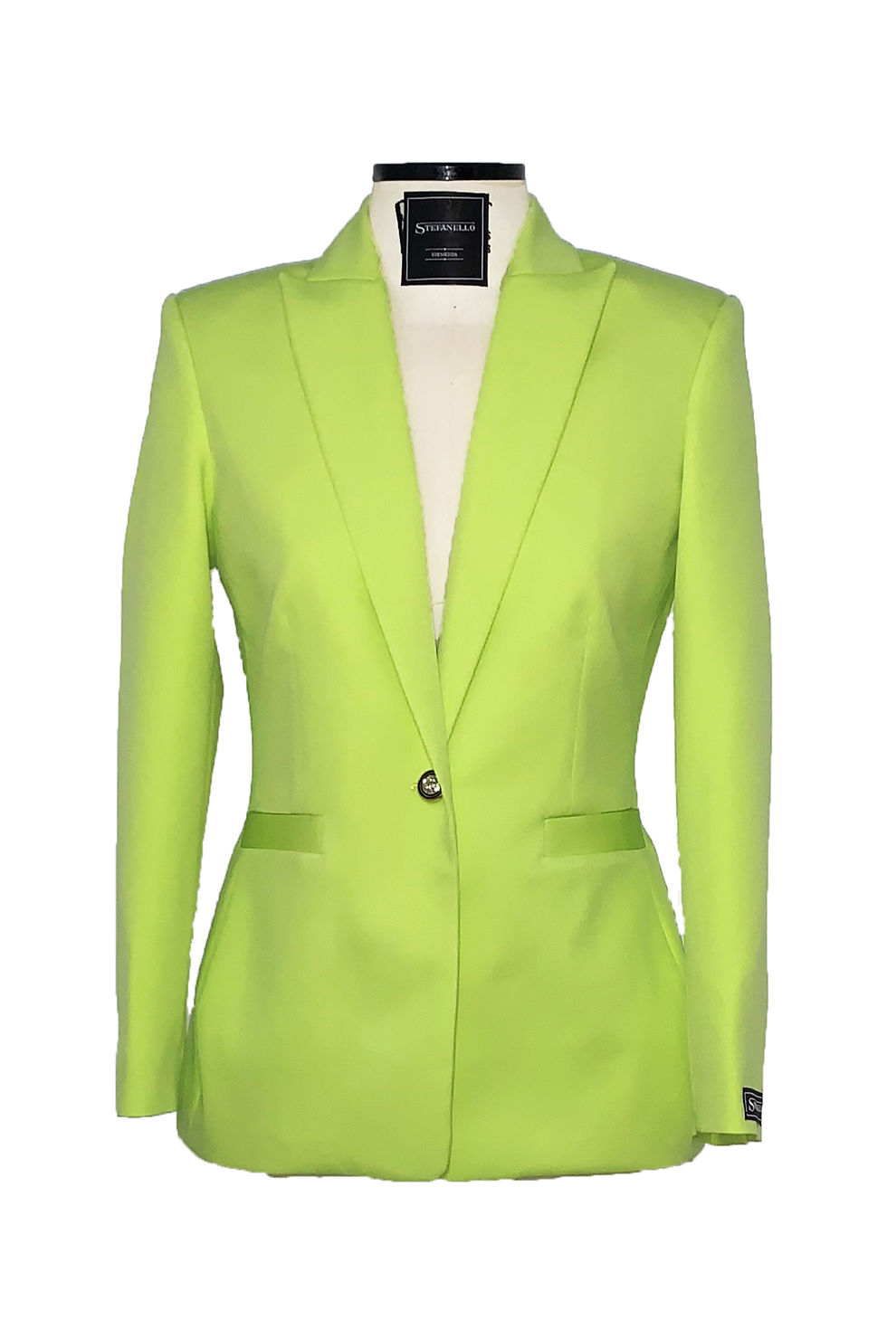 Blazer Acinturado Verde Lima