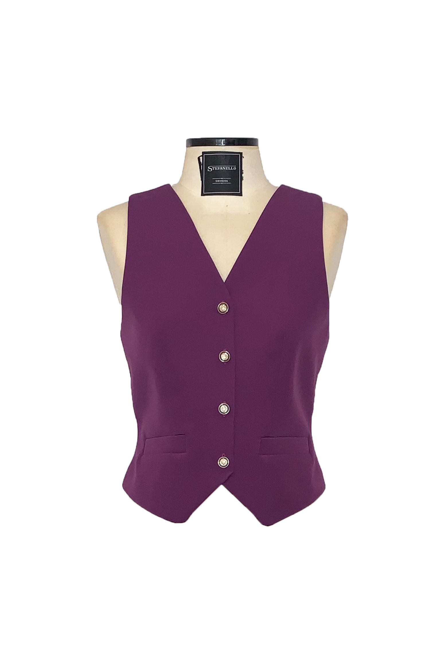 Colete de Alfaiataria Magenta