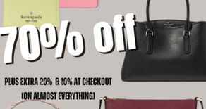 WOW! Kate Spade Outlet 70% + 20% = HUGE DISCOUNTS