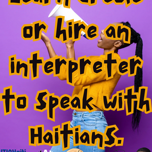 Aprann kreyòl oswa anboche yon entèprèt pou w pale ak Ayisyen.