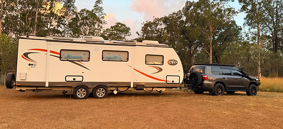 caravan setup